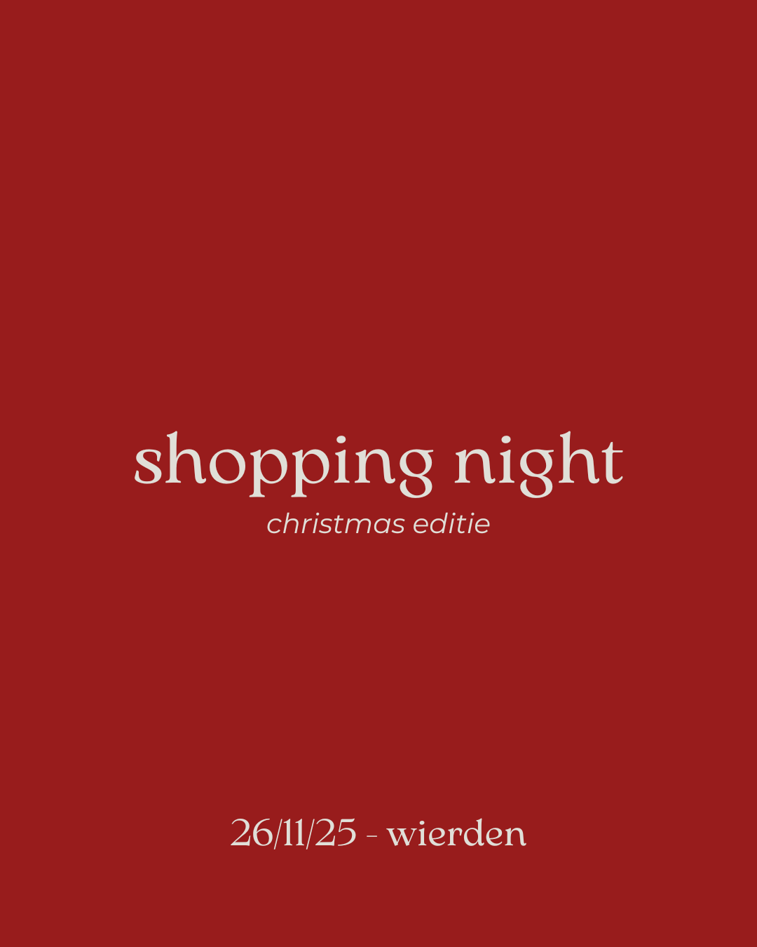 Shopping Night 26-11 Wierden