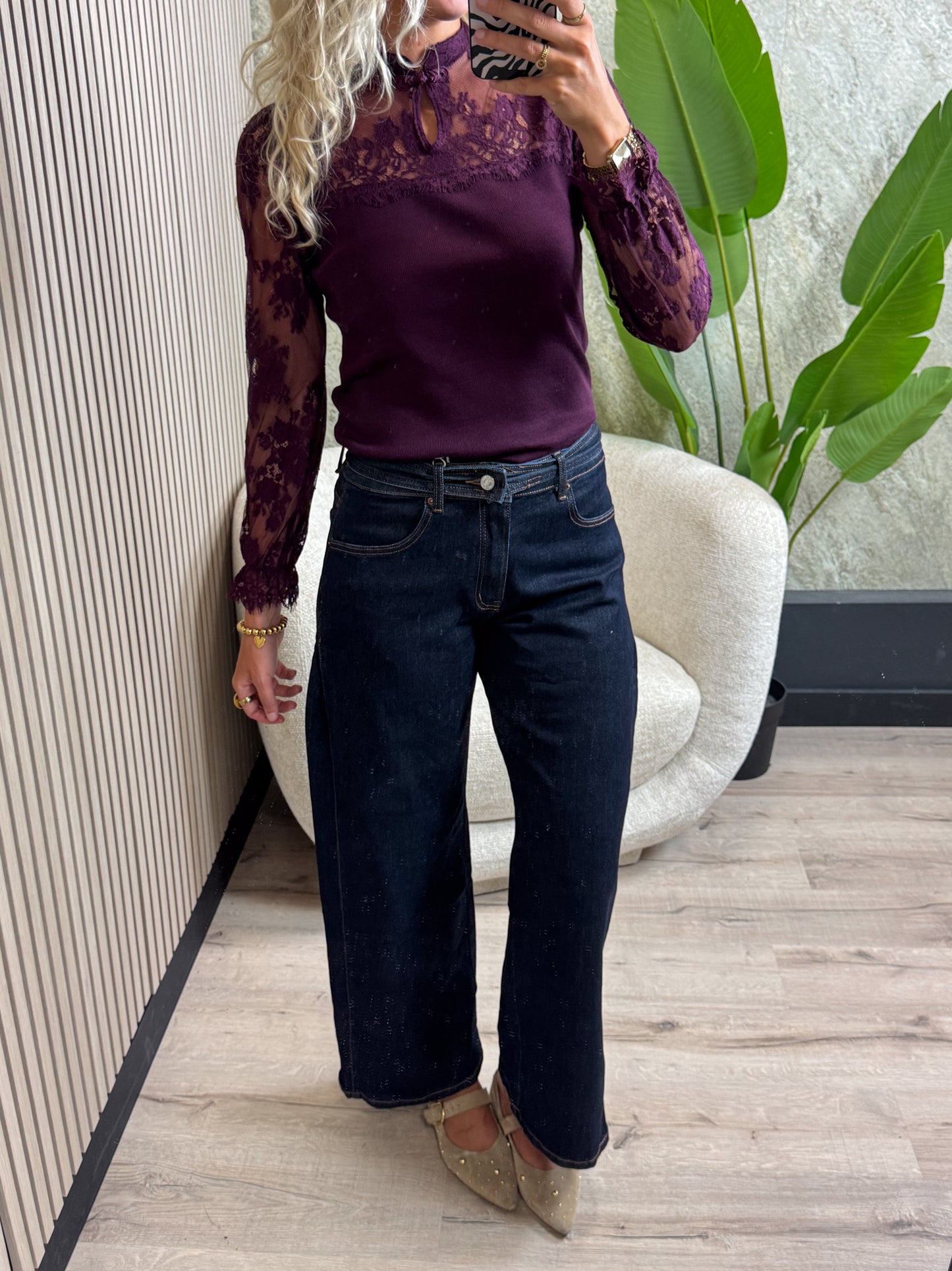 Jeans met Plooien