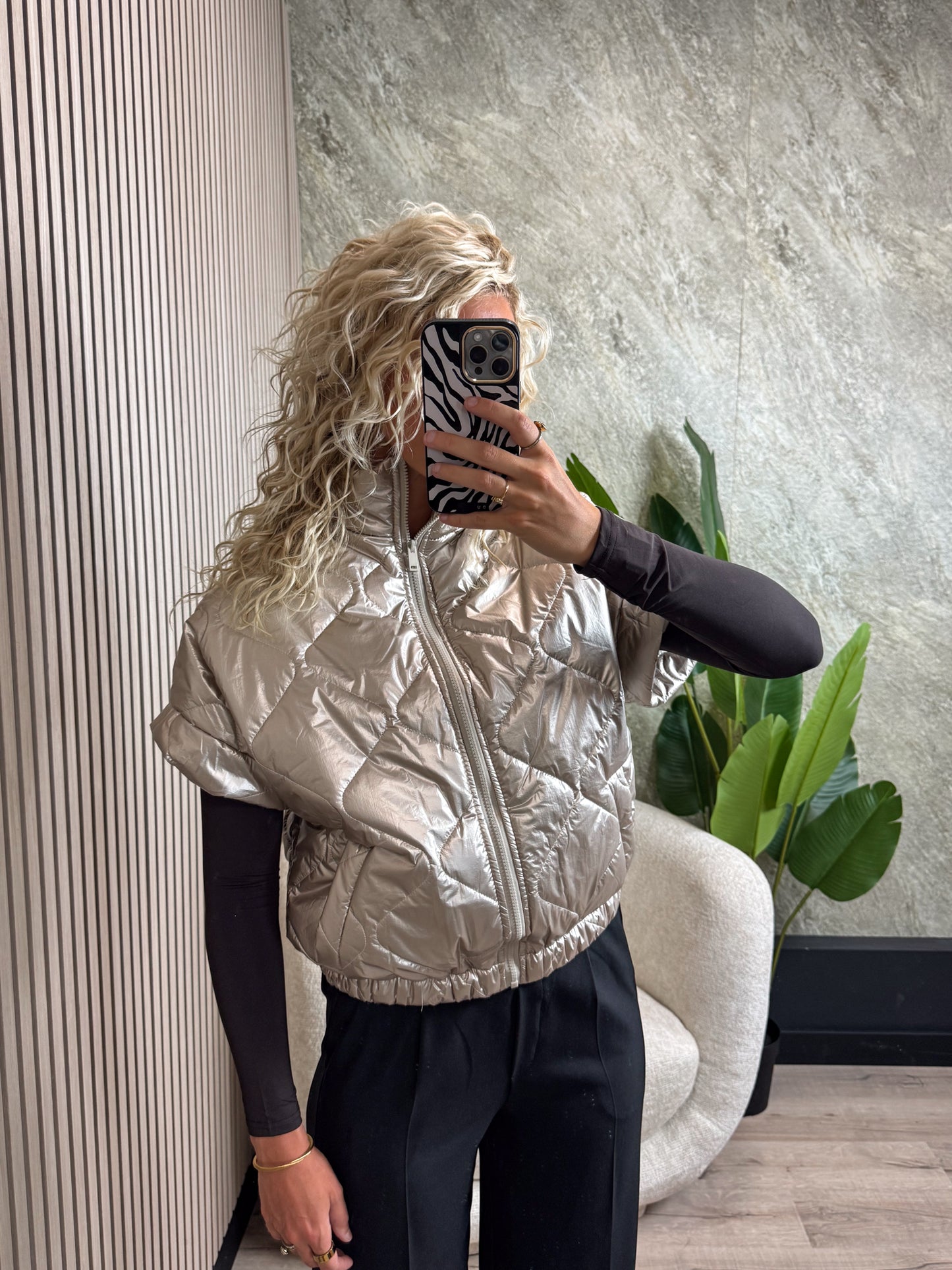 Padded bodywarmer