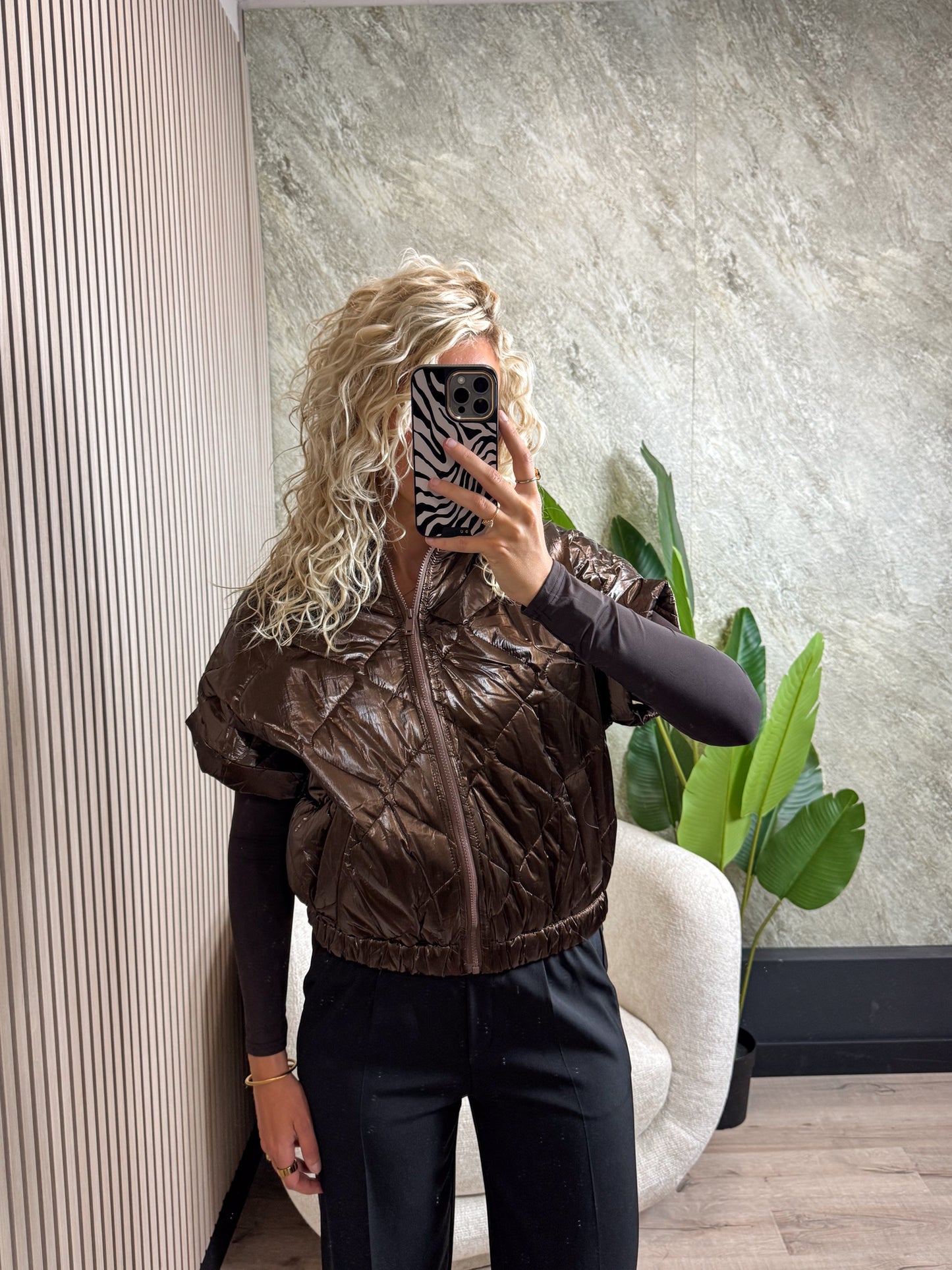 Padded bodywarmer