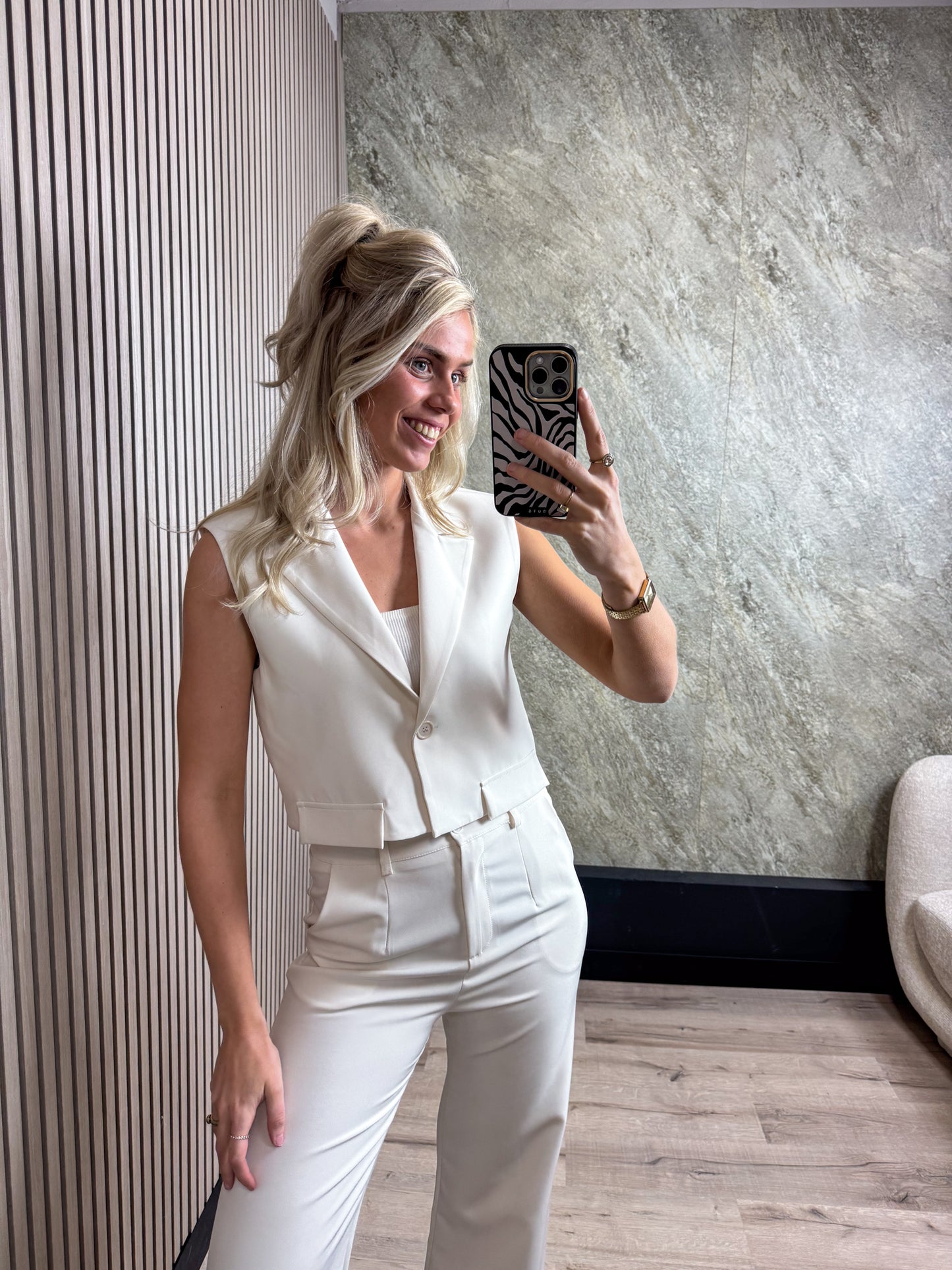Cropped Gilet Lot