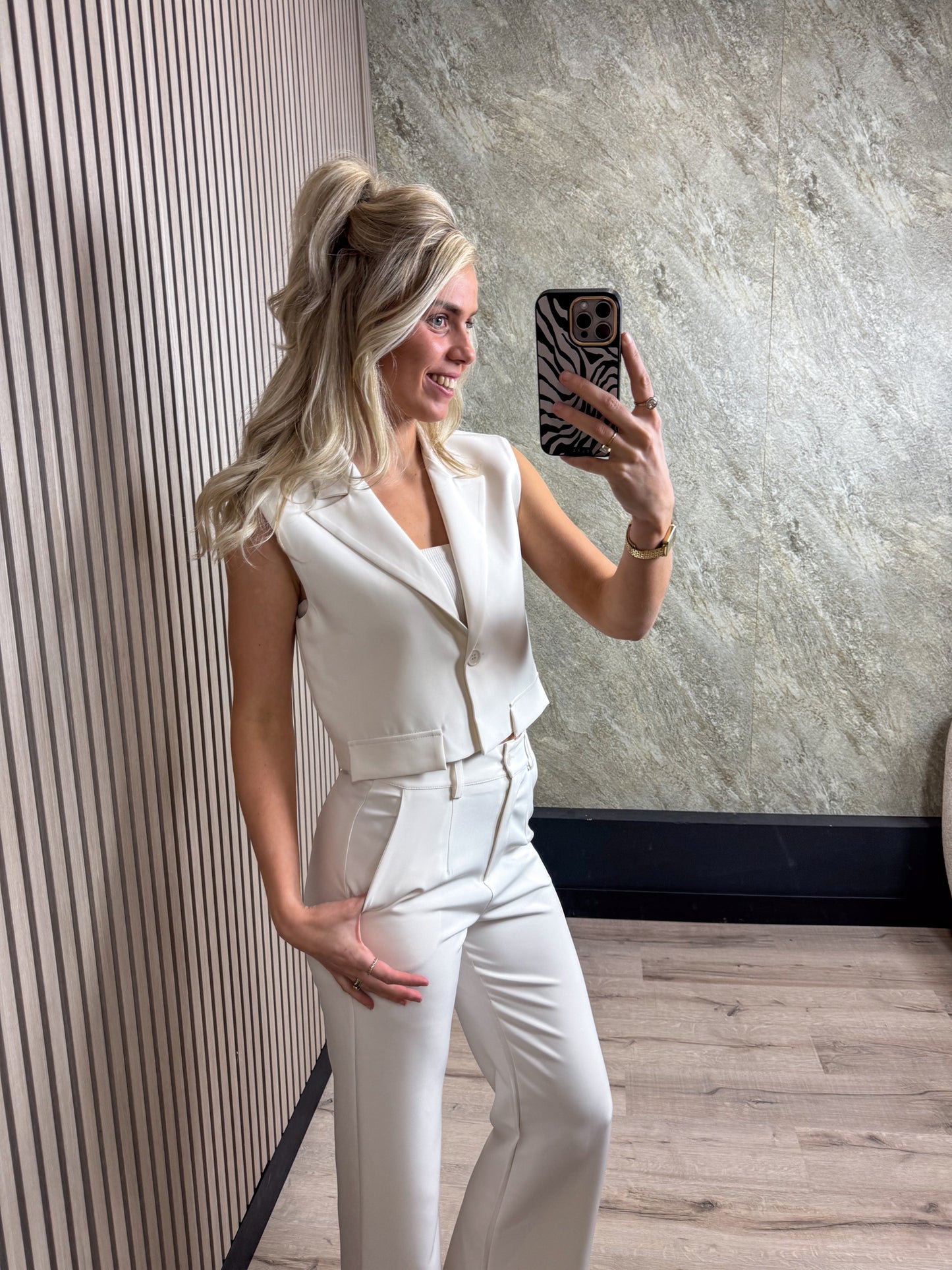 Cropped Gilet Lot