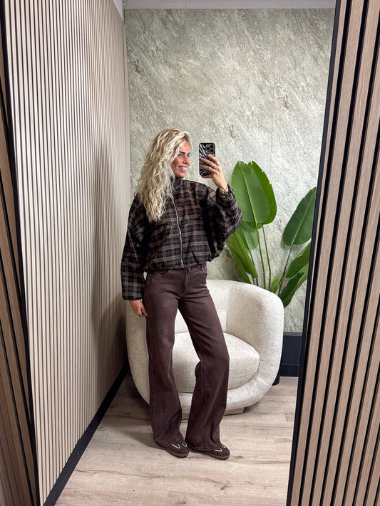 Tall Wide Leg Jeans - Plum Denim