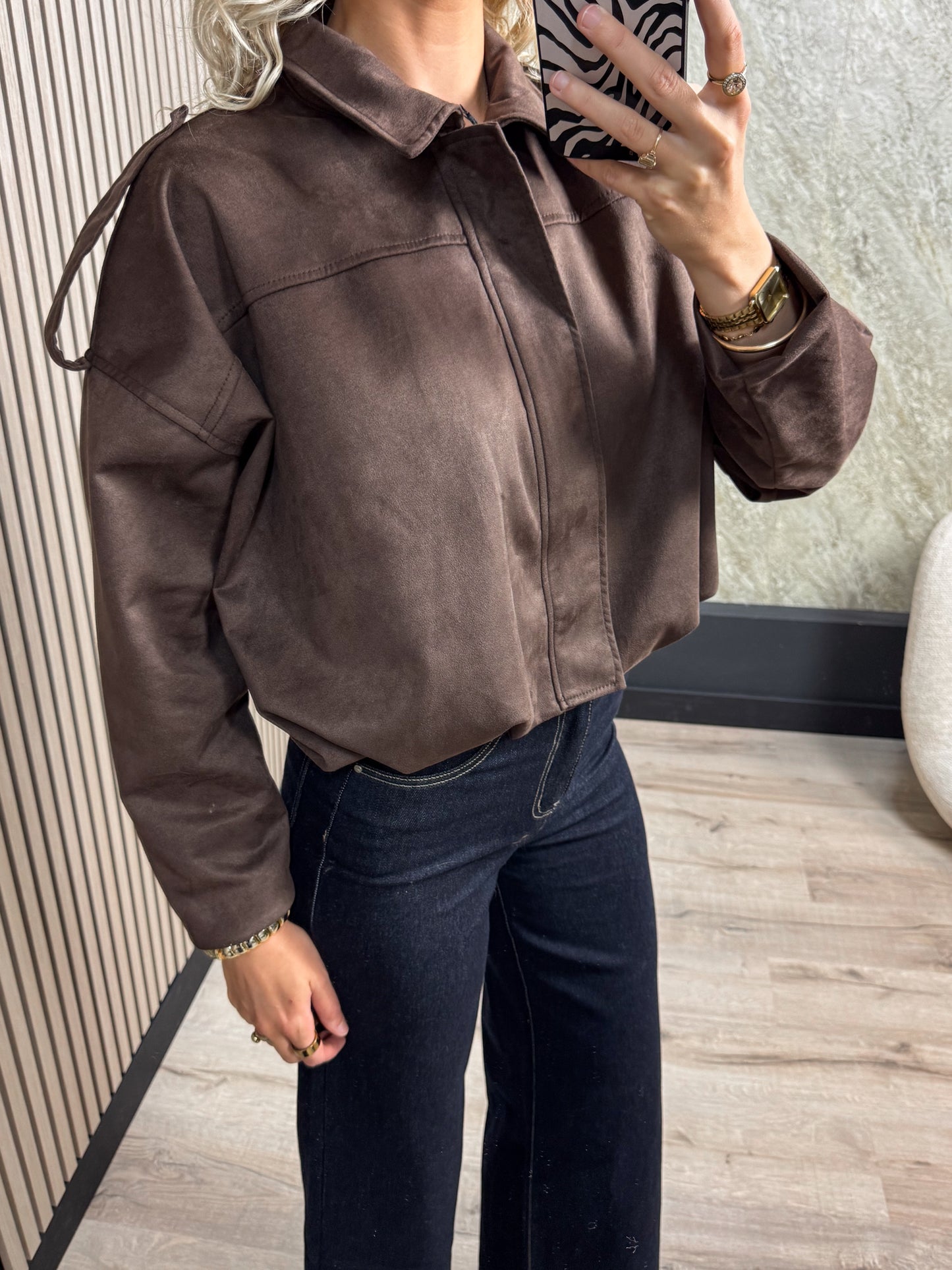 Suède jasje Fleur