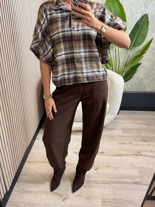 Blouse Vera - Bruin