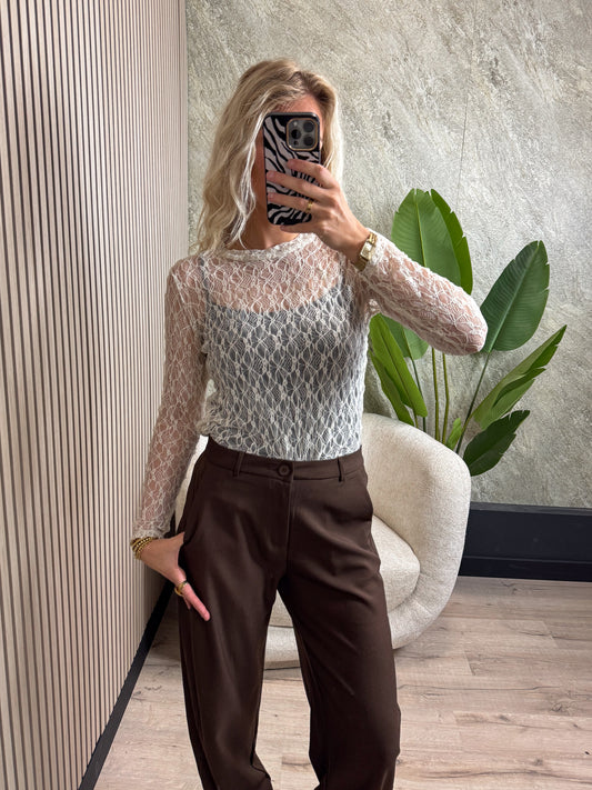 Lace Top - Créme