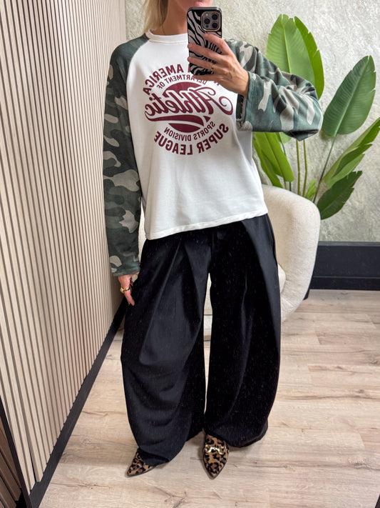 Longsleeve Army - Rood