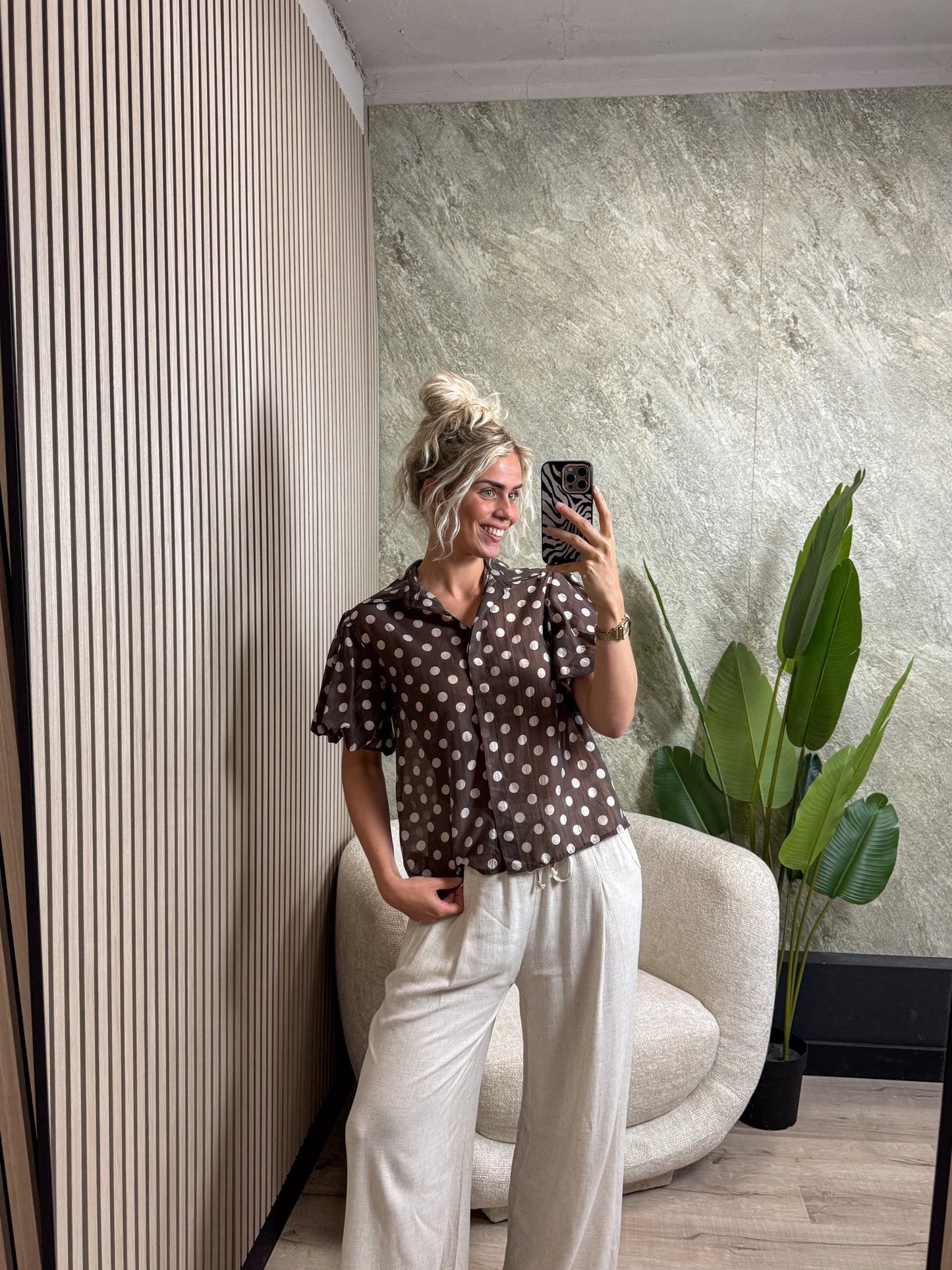 Polkadot blouse