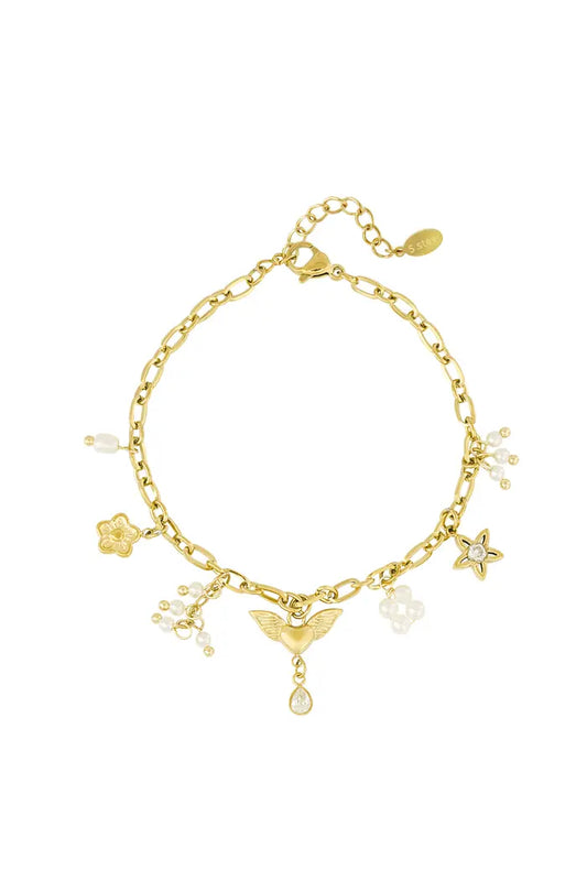 Flower Glow Bedelarmband