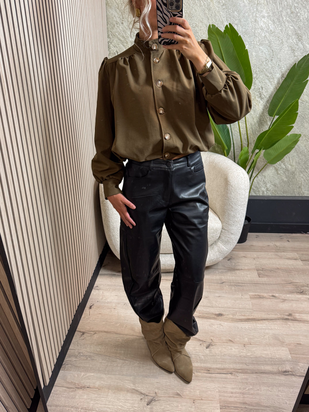 Leren Balloon Broek