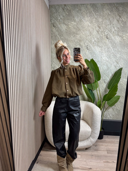 Leren Balloon Broek
