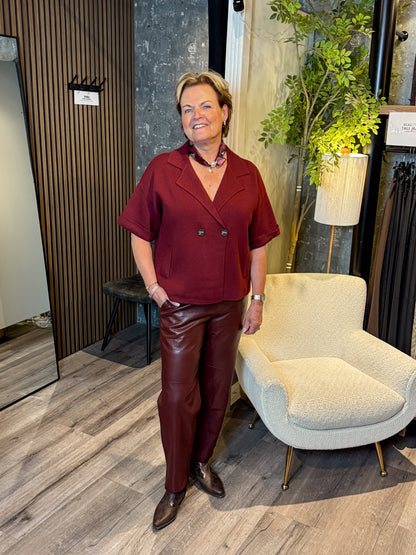 PU Leather Broek
