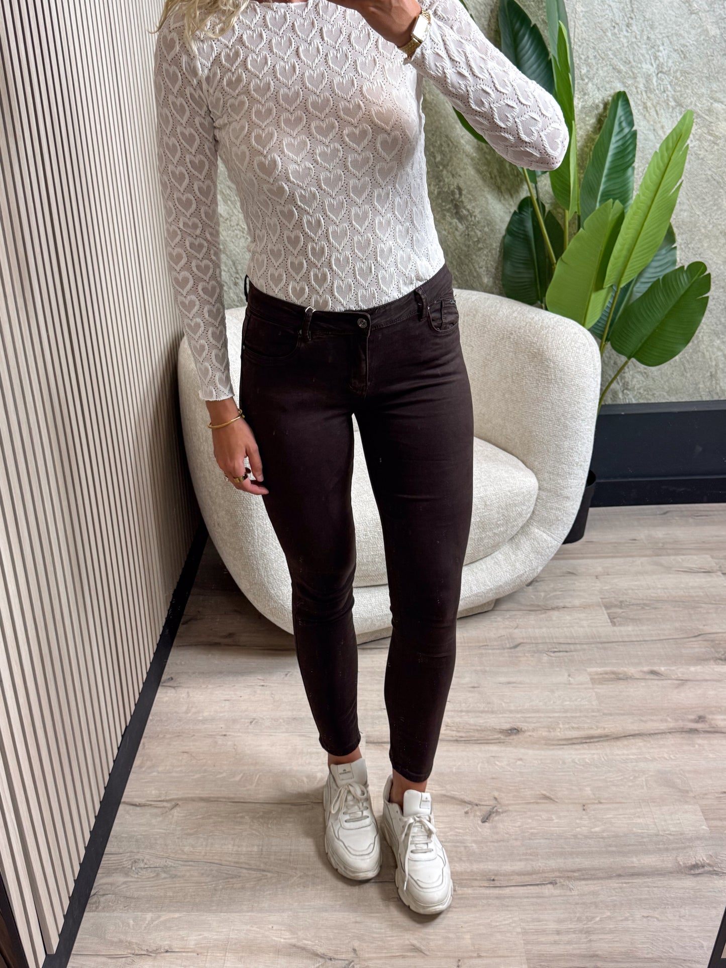 Norfy Skinny Jeans - Bruin