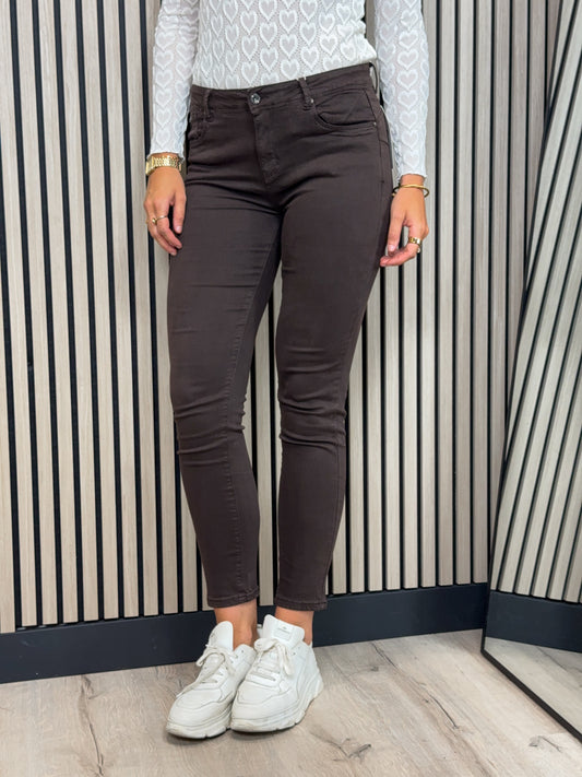 Norfy Skinny Jeans - Bruin