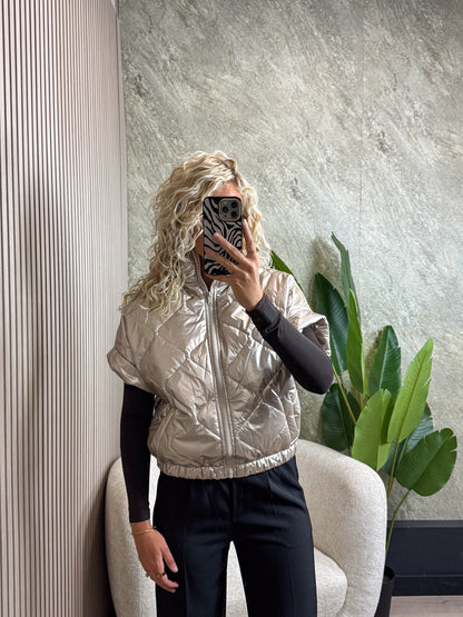 Padded bodywarmer