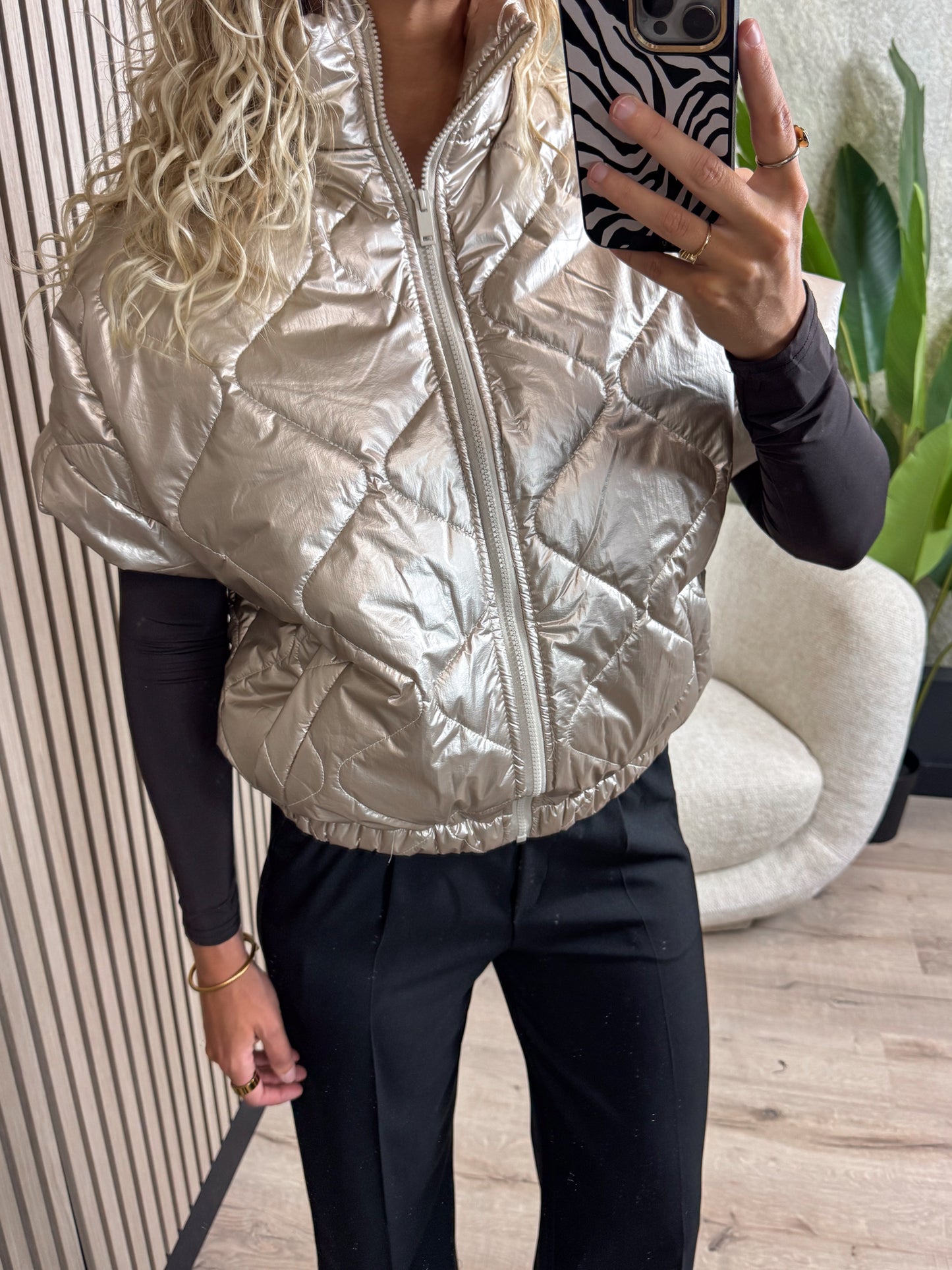Padded bodywarmer