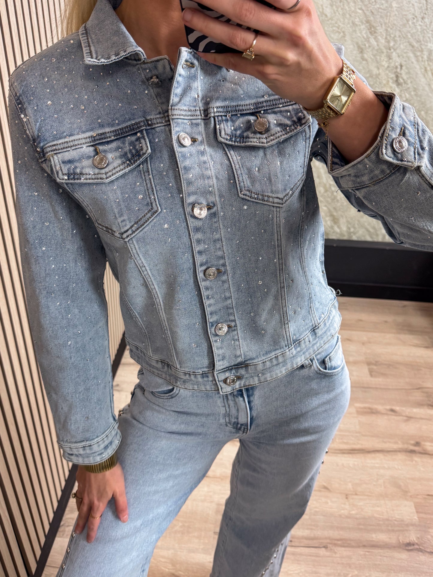 Denim Glitter Jasje