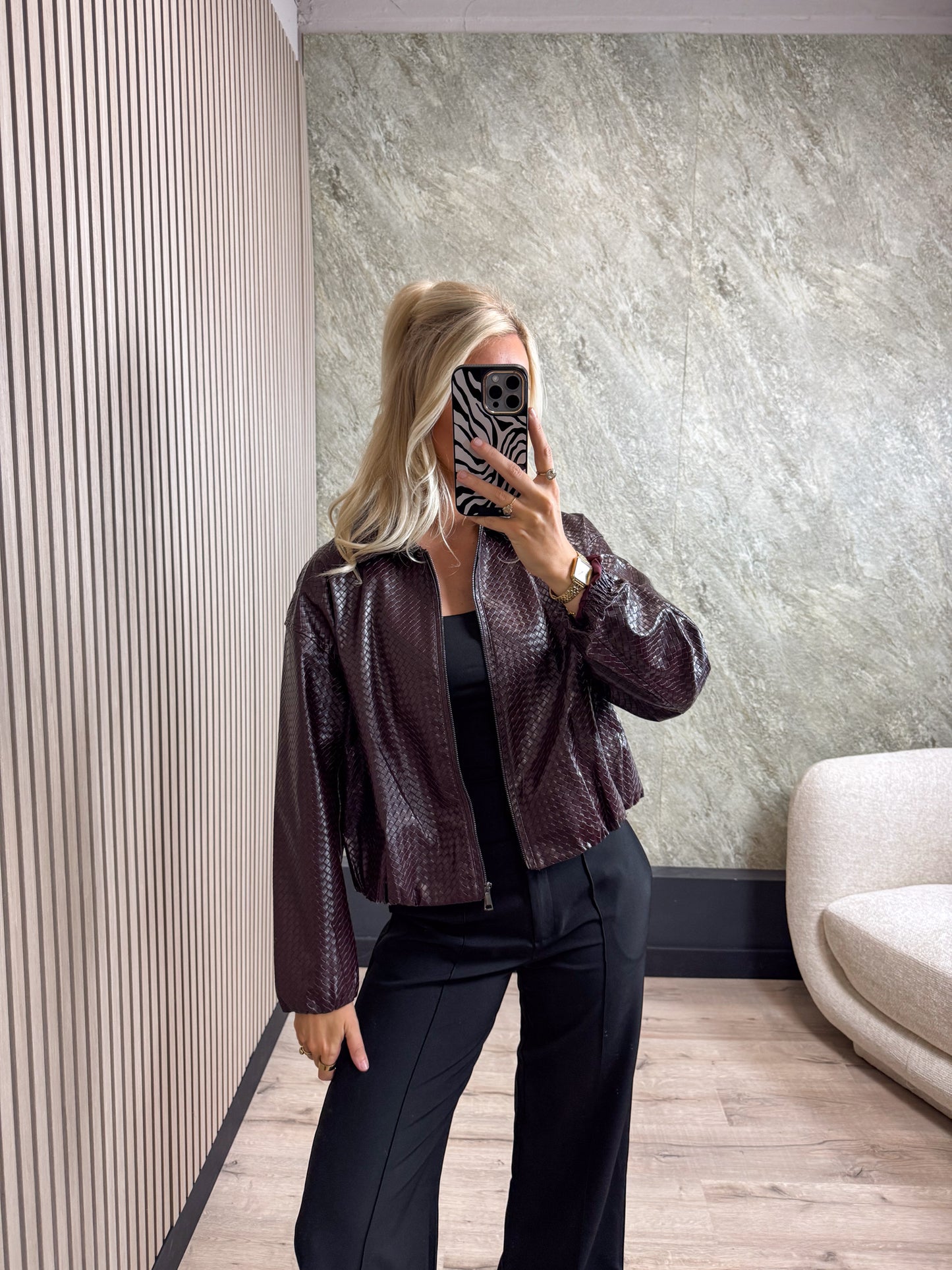 Bomber Burgundy