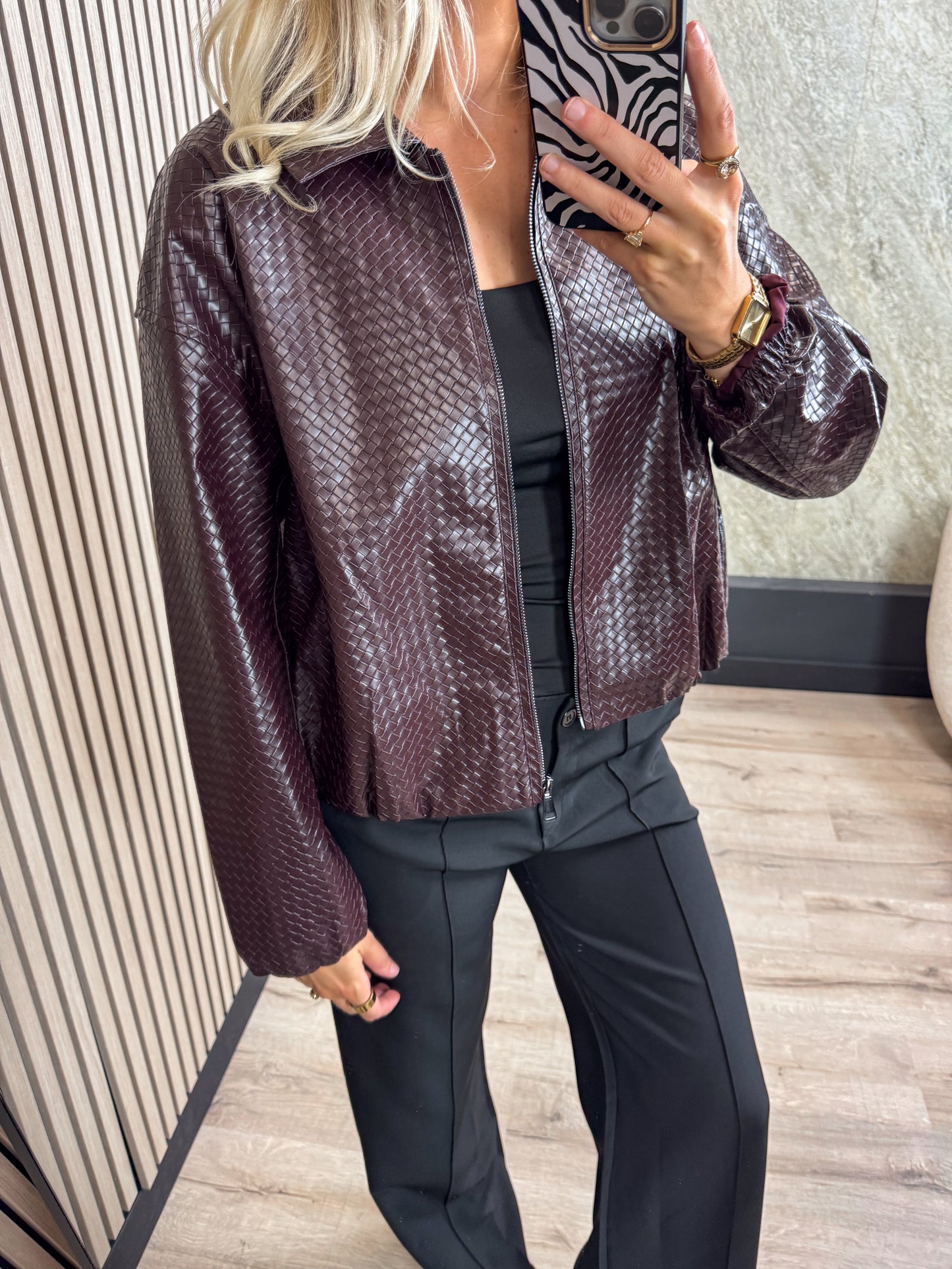 Bomber Burgundy