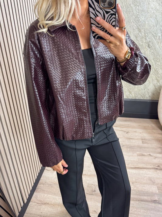 Bomber Burgundy