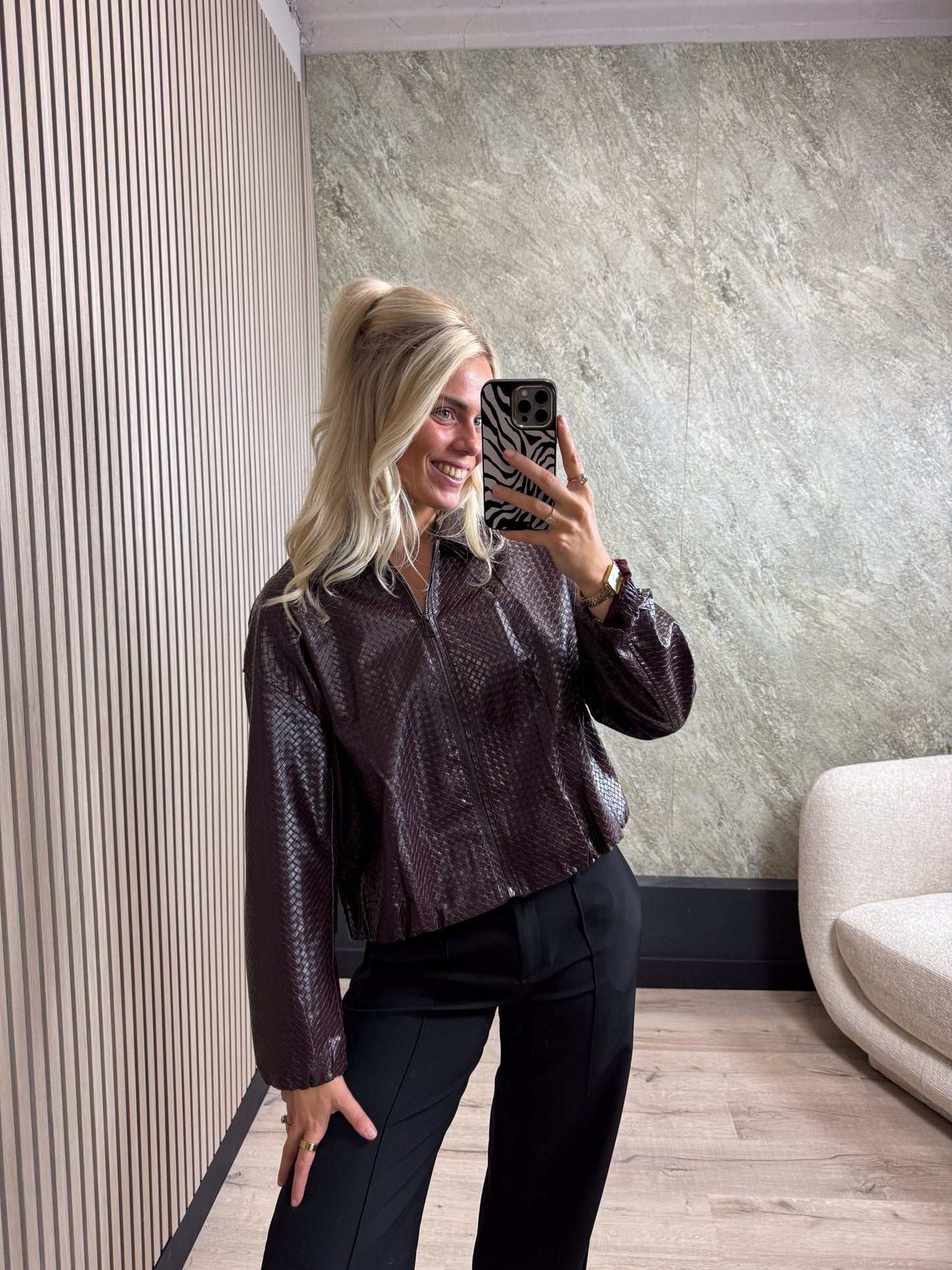 Bomber Burgundy