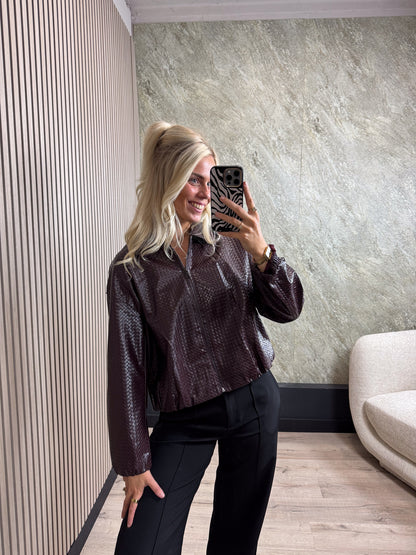 Bomber Burgundy
