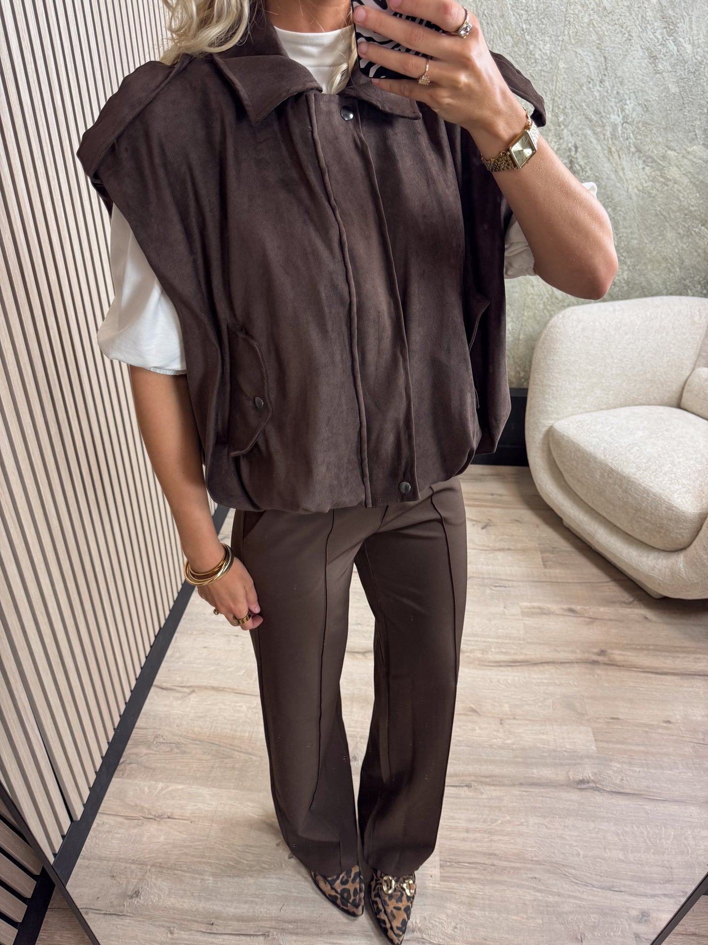 Suède Gilet