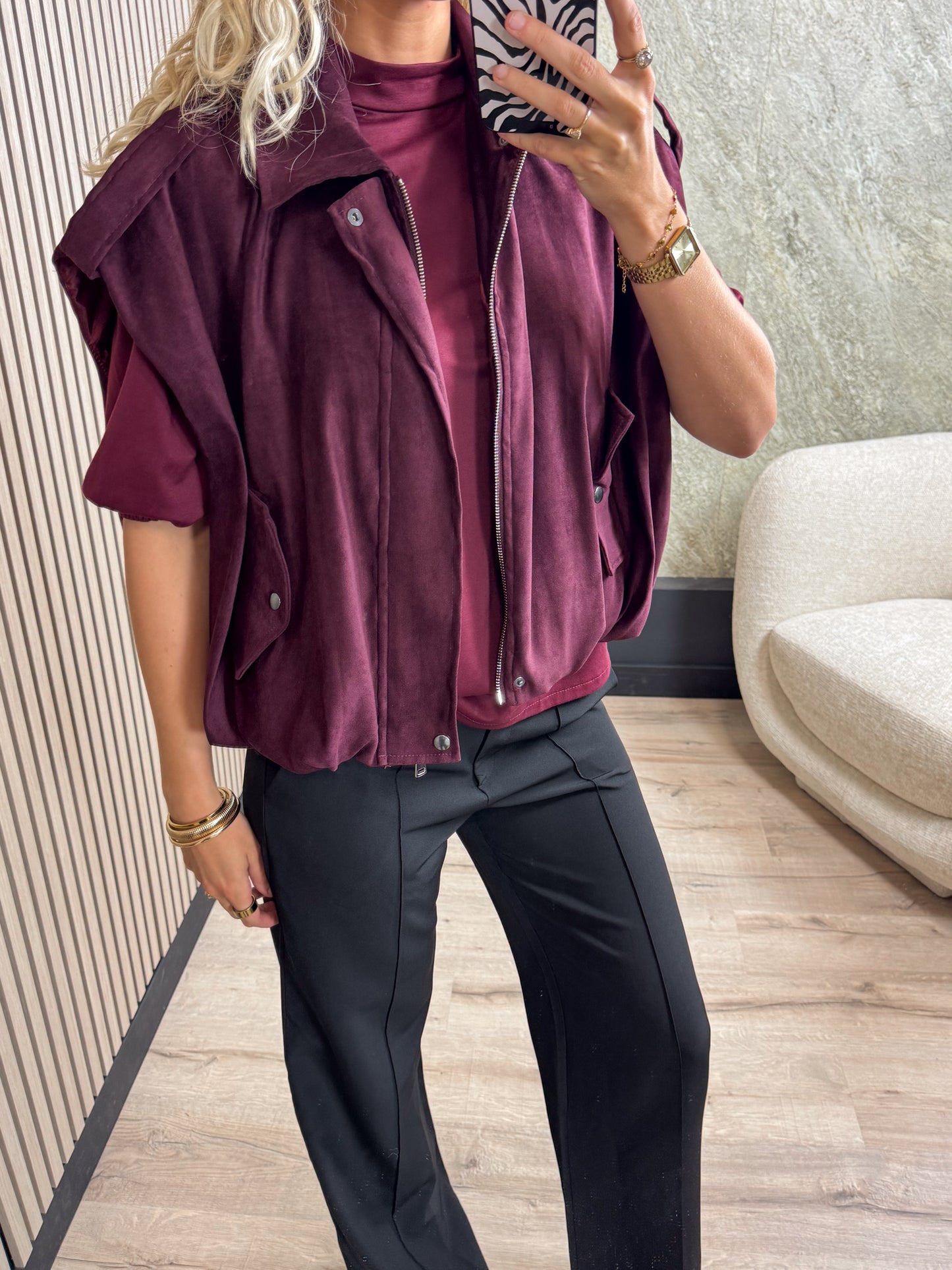 Suède Gilet