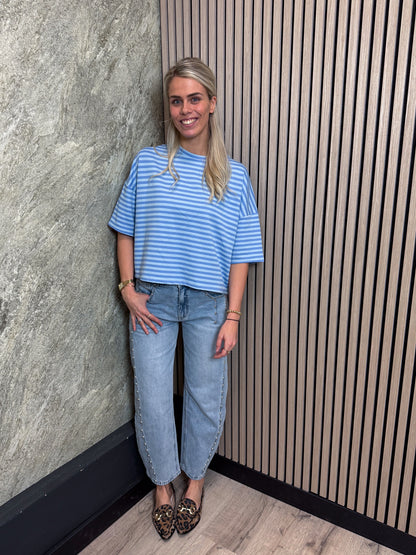 Barrel Jeans met Studs