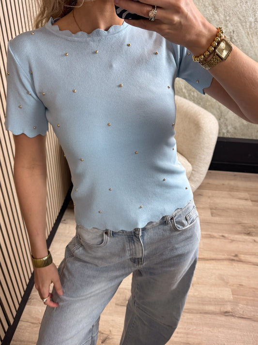 T-shirt met studs