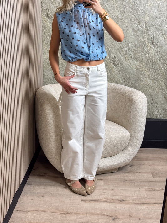 Balloon Jeans - Wit