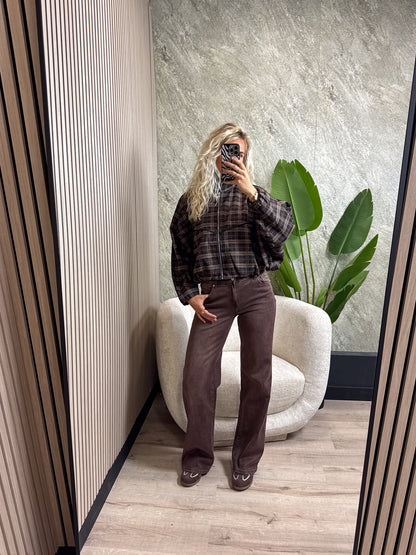 Tall Wide Leg Jeans - Plum Denim