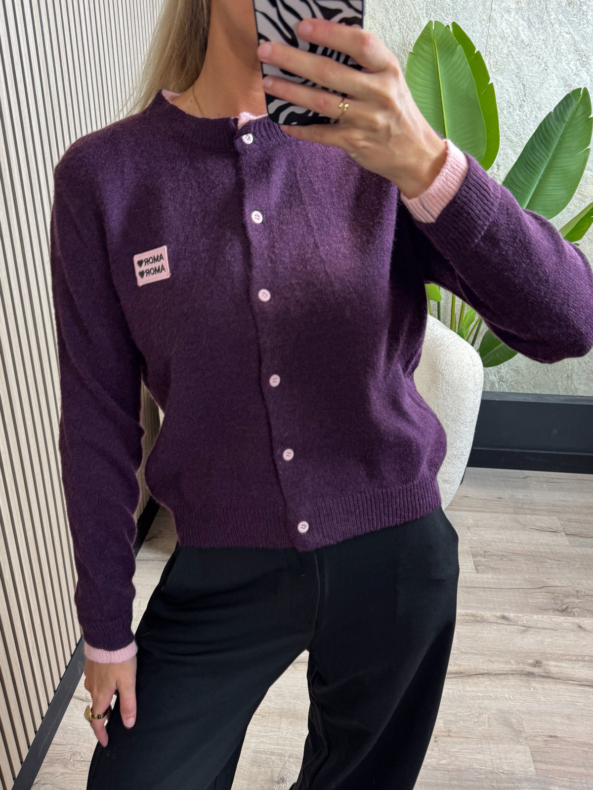 Vest Amour - Plum