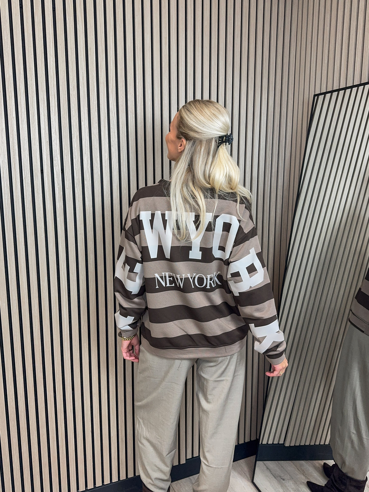 Sweater New York - Taupe