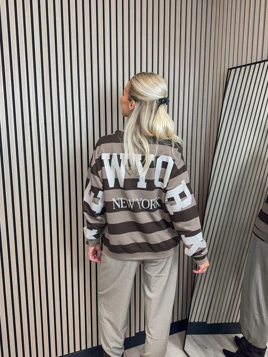 Sweater New York - Taupe