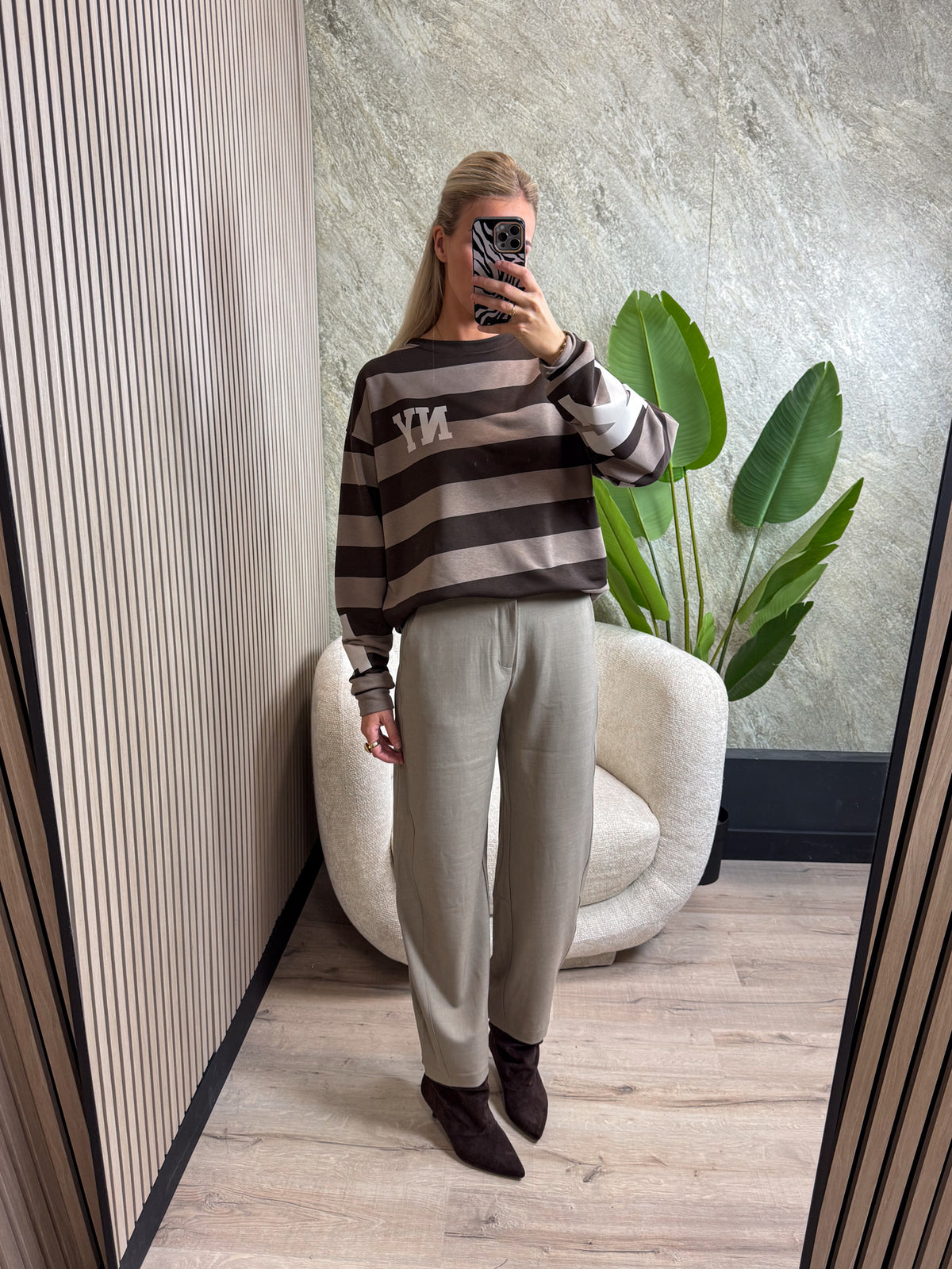 Barrel Pantalon - Taupe