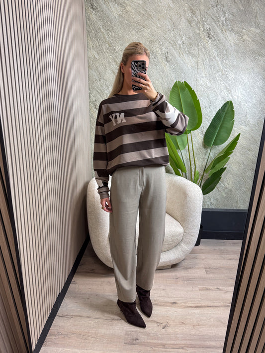 Barrel Pantalon - Taupe