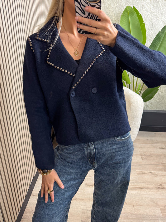 Jasje met Studs - Blauw