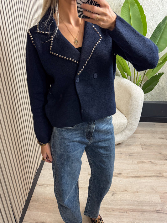 Jasje met Studs - Blauw