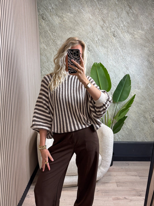 Trui Lena - Taupe