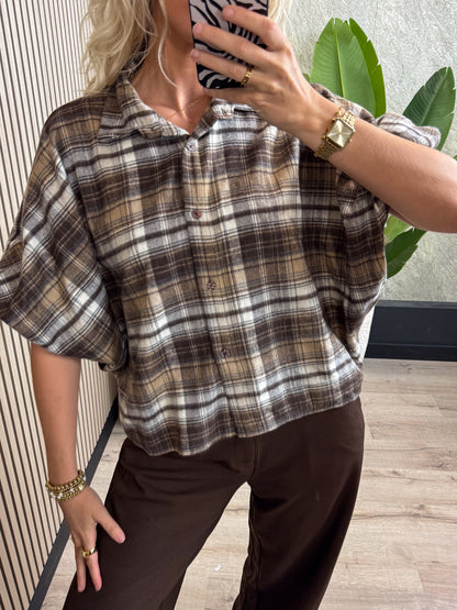Blouse Vera - Bruin