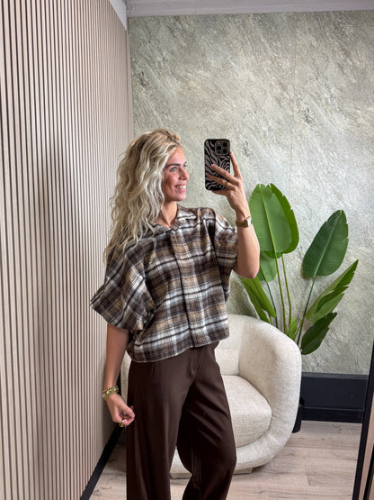 Blouse Vera - Bruin