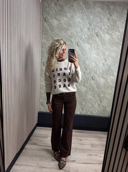 Wide Leg Jeans - Low waist