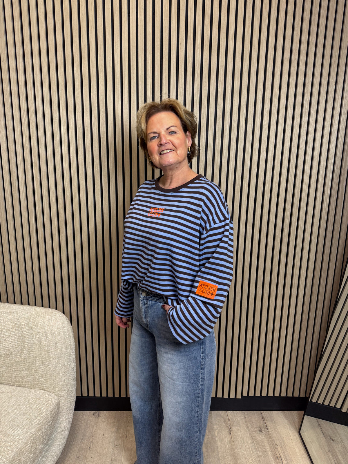 Longsleeve Atelier - Blauw