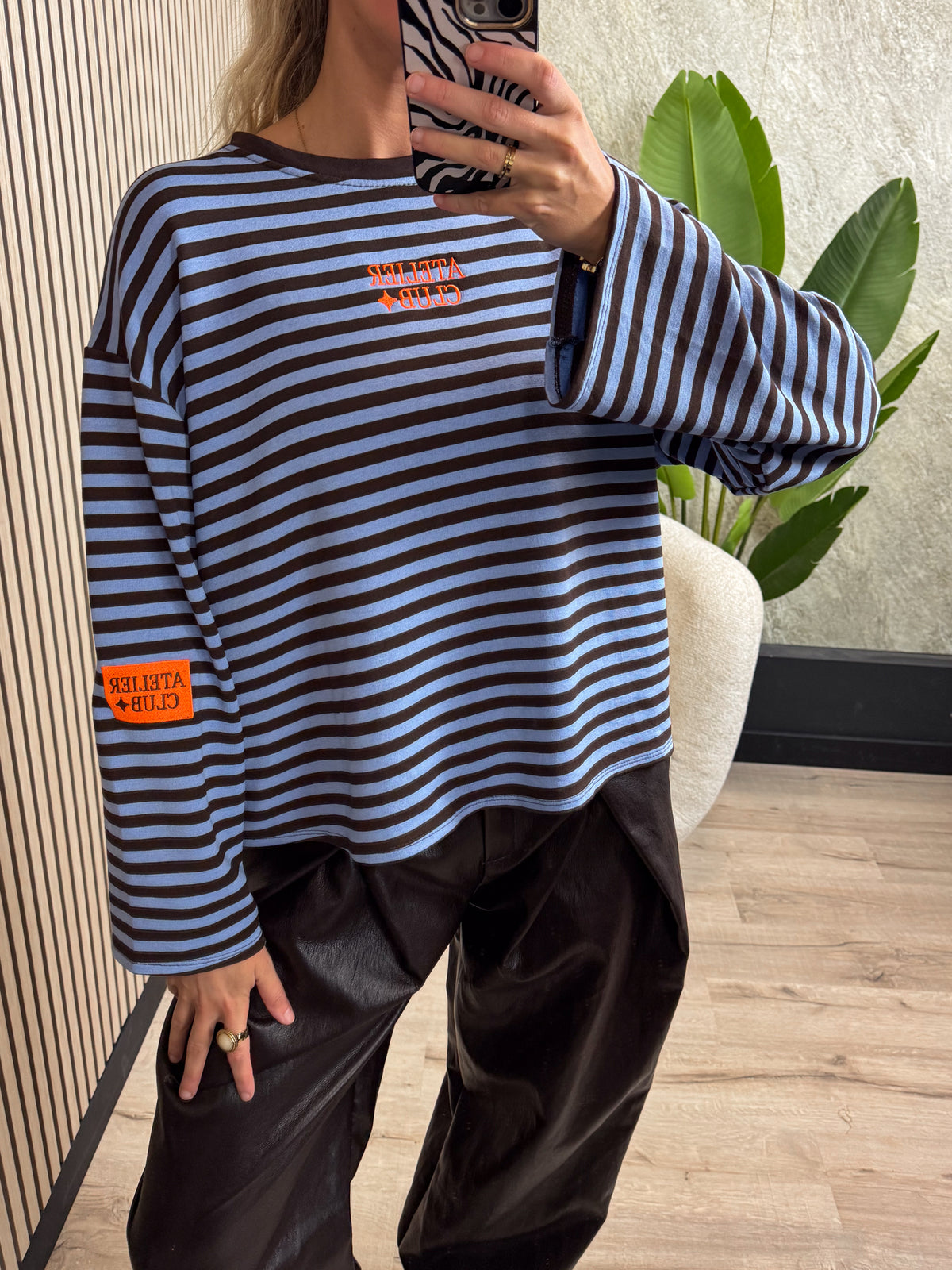 Longsleeve Atelier - Blauw