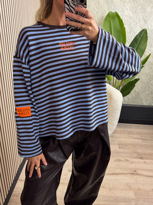 Longsleeve Atelier - Blauw