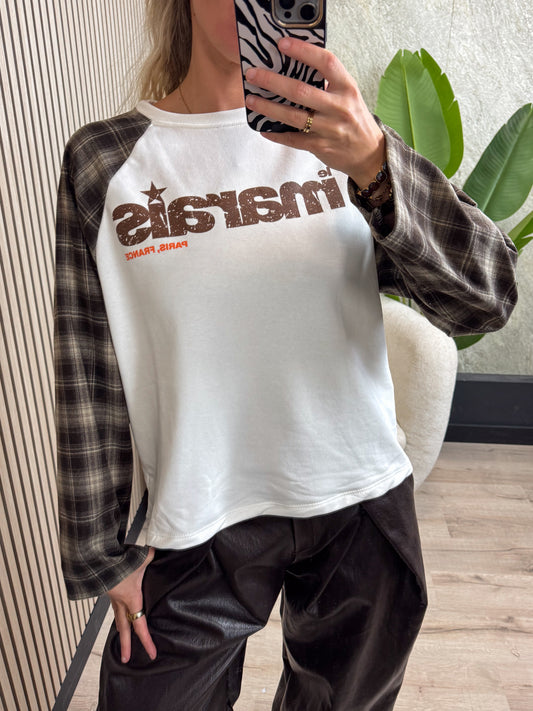 Longsleeve - Blokjesprint