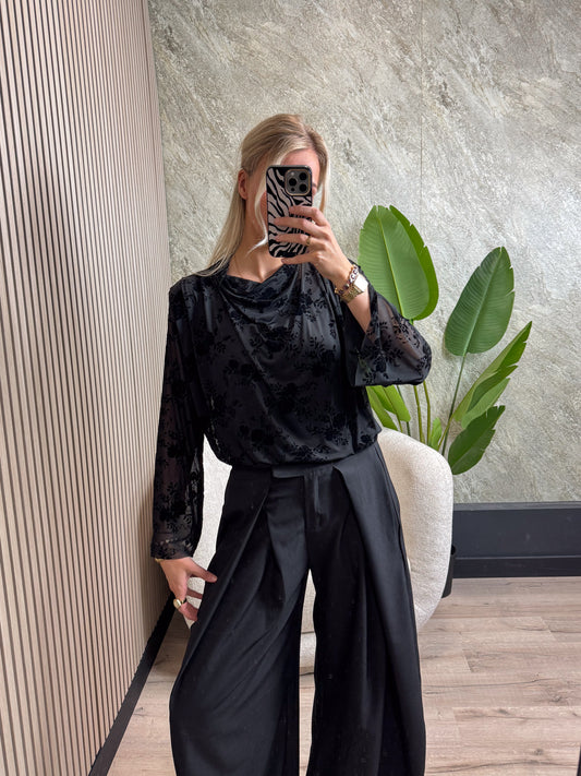 Top Ava - Zwart