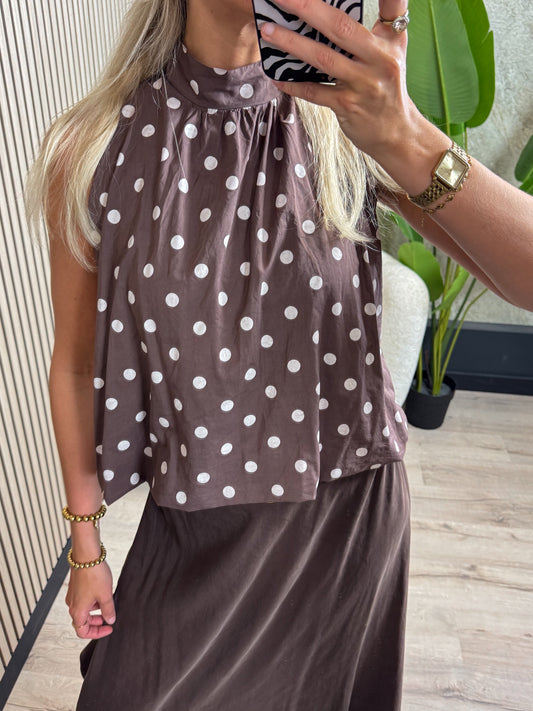 Polkadot Haltertop