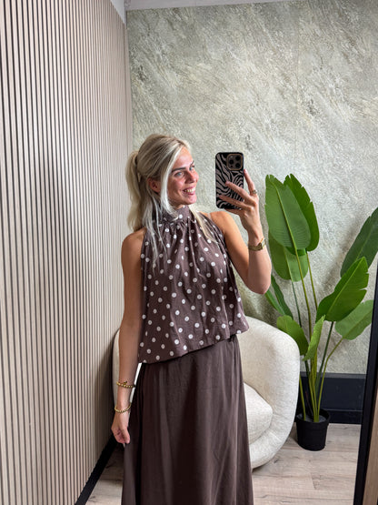 Polkadot Haltertop